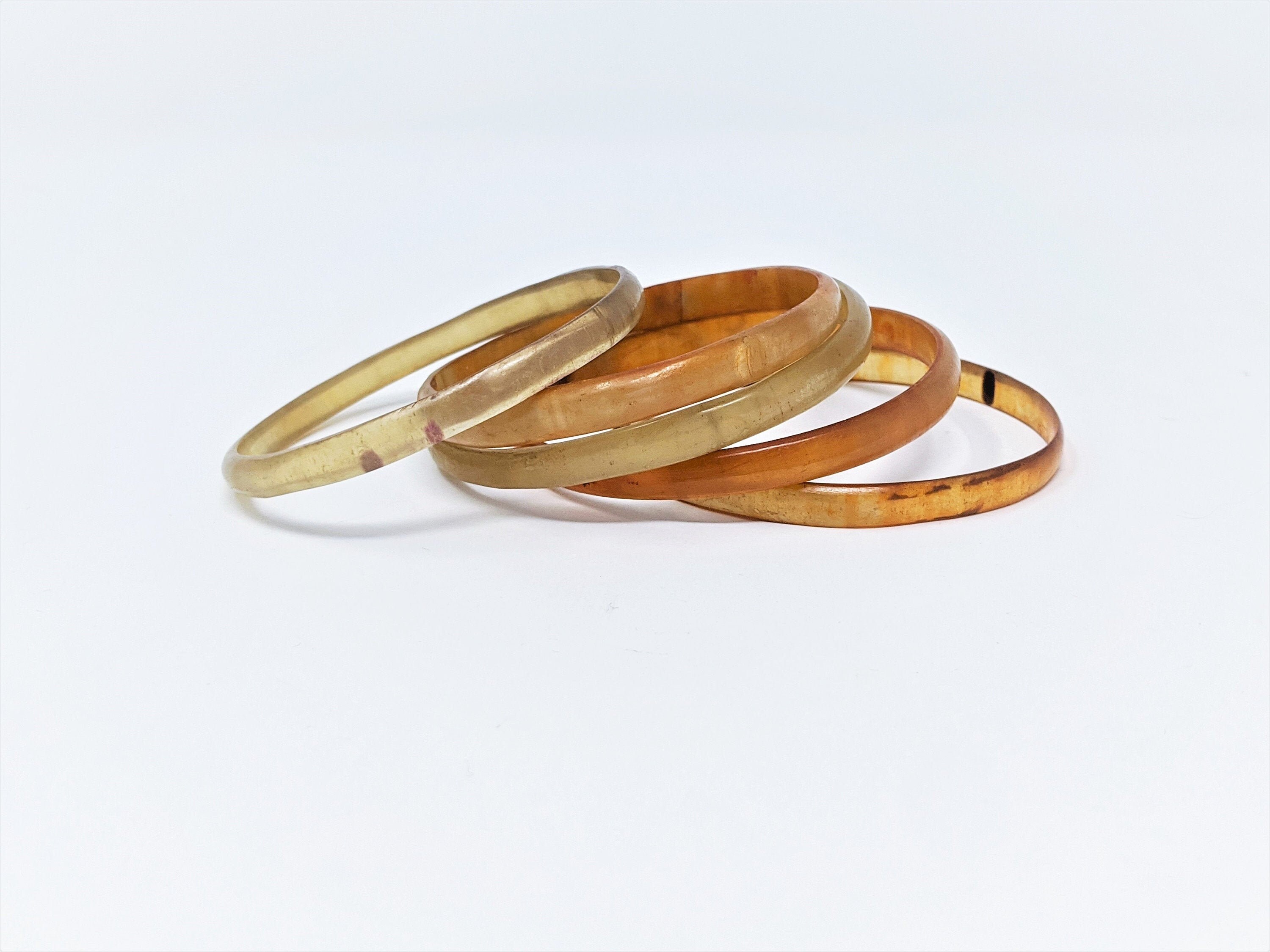 Horn Bangles - Etsy