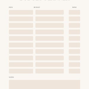 budget planner