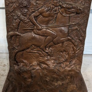 Vintage Cast Iron Single Indian Warrior Bookend - Etsy