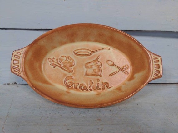 Three KERA ITALIA Small Stoneware Casserole Dishes