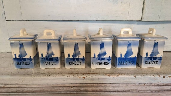 ※専用商品※　DITMAR URBACH（ディトマールウルバッハ） キャニスター Partial Vintage Ditmar Urbach Sailboat Canister Set - Etsy