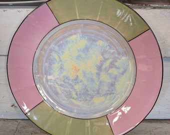 Six Beautiful Vintage Luster Ware Bread and Butter Plates
