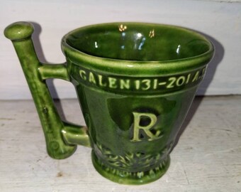 1965 Schering Coricidin Mortar and Pestle Ceramic Mug