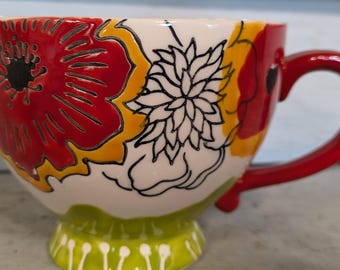 Anthropologie Dutch Wax Mug