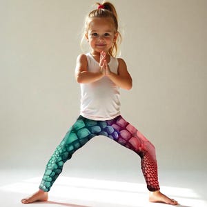 High-Waisted Lizard Print Leggings (multi colored)| Soft Yoga Pants & Workout Tights | Animal Print Festiva | Funky Athleisure for Women