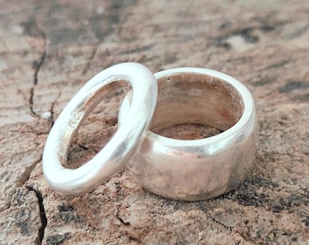 Anillo de cúpula de plata esterlina: joya con estilo art déco 925