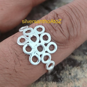 925 Sterling Silver Dome Ring: Thick Wide Band Statement