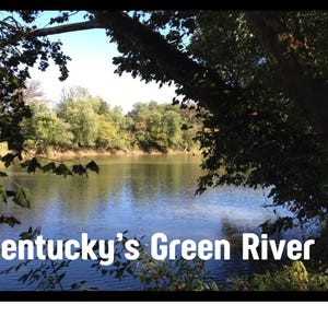 Stampa del paesaggio del fiume Green: scena naturale del Kentucky (download digitale)
