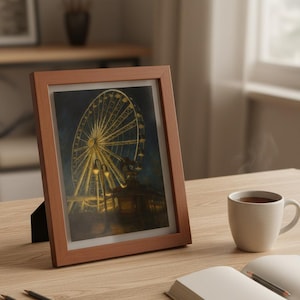 Ferris Wheel Digital Art Print