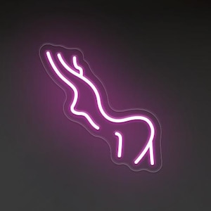Sexy Nudity Girl Neon Sign,Nude Lady Neon Sign,Female Body Curves Neon Sign,Woman&#39;s Body Neon Light,Beautiful Female Lines Sign,Led Neon