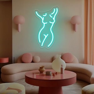 Minimalist Female Body Neon Sign,Girl Body Neon Sign,Woman Neon Sign,Elegant Body Outline Neon Sign,Woman Line Art,Woman Body Wall Art