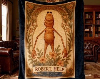 Marcus The Worm Blanket,Marcus The Worm Blanket,Robert Help Marcus The Worm Blanket,VR Chat Meme Blanket,Worm Bedroom Merch,Marcus Merch