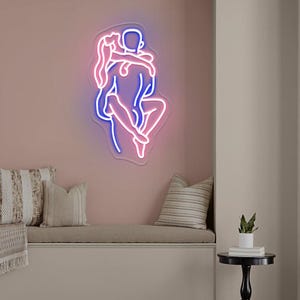 Cuddling Couple Led Sign,Sensual Couple Neon Sign, Couple Make Love Led Sign,Couple Body Neon Light,Sensual Wall Art,Gifts For Couple