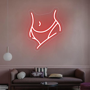 Female Body Waistline Neon Light,Body Contour Neon Light,Woman Body Neon Sign,Bedroom Neon Light,Led Neon, Wall Decor Woman body Sign