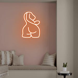 Woman Body Neon Sign,Woman Line Sign,Female Body LED Light,Body Outline Neon Sign,Gifts For Boyfriend,Bedroom Mood Lighting