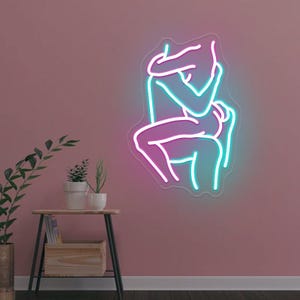 Couple Hug Neon Sign,Couple Make Love Led Sign,Sensual Couple Neon Sign,Couple Love Neon Sign,Naked Couple Neon Light,Sexy Couple Room Decor