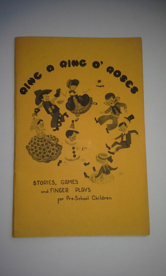 Vintage Childrens Poetry Booklet Ring A Ring O Roses Etsy