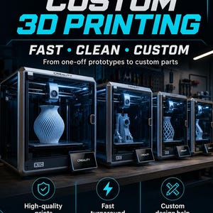 Custom 3D Printing: Personalized Prototypes & Gifts - Made to Order