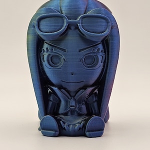 Figurine Chibi Nico Robin - Modèle de collection imprimé en 3D inspiré d'une pièce