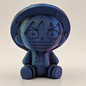 Luffy Chibi Figure – One Piece Inspired 3D Printed Collectible Model