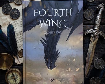Fourth Wing Xaden POV Dragon Hardcover, Romantasy Fanfiction Collector Edition