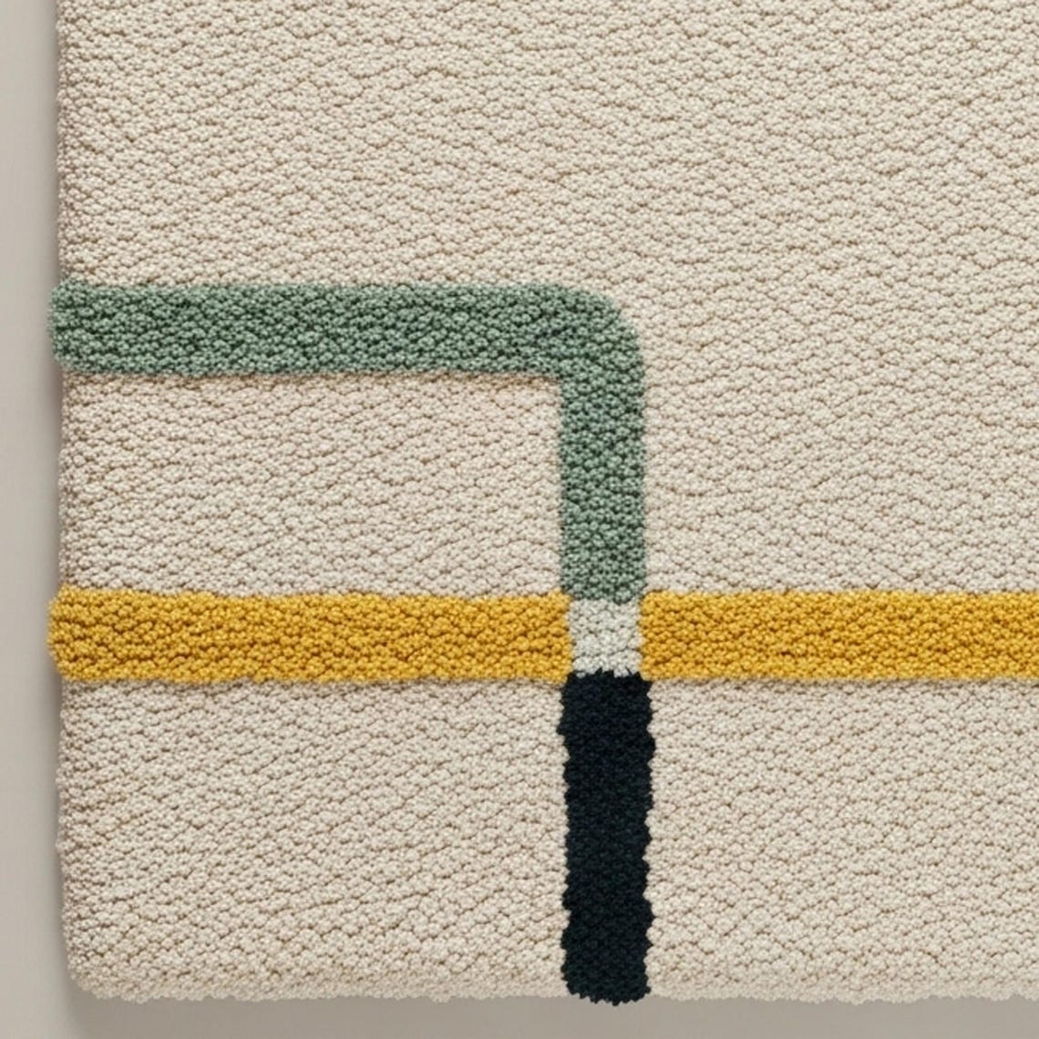 Modern Abstract Hand-tufted Wool Rug for Home and Office Decor - Etsy