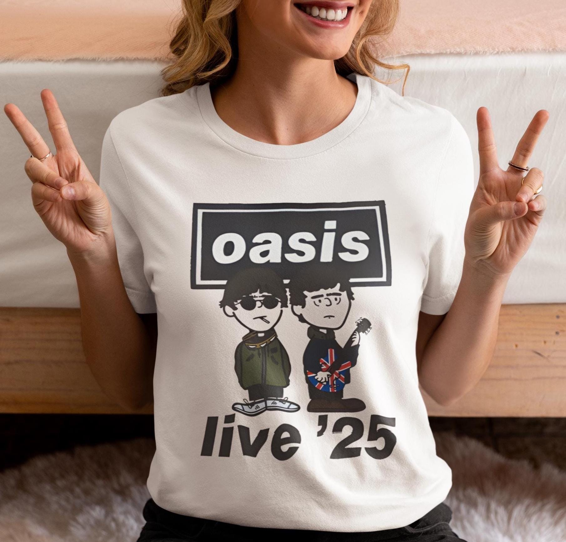 ◆正規品◆oasis live '25 Don't Look〜　Tシャツ　L Oasis Live 25 Tour T-Shirt - Unleash Your Creativity