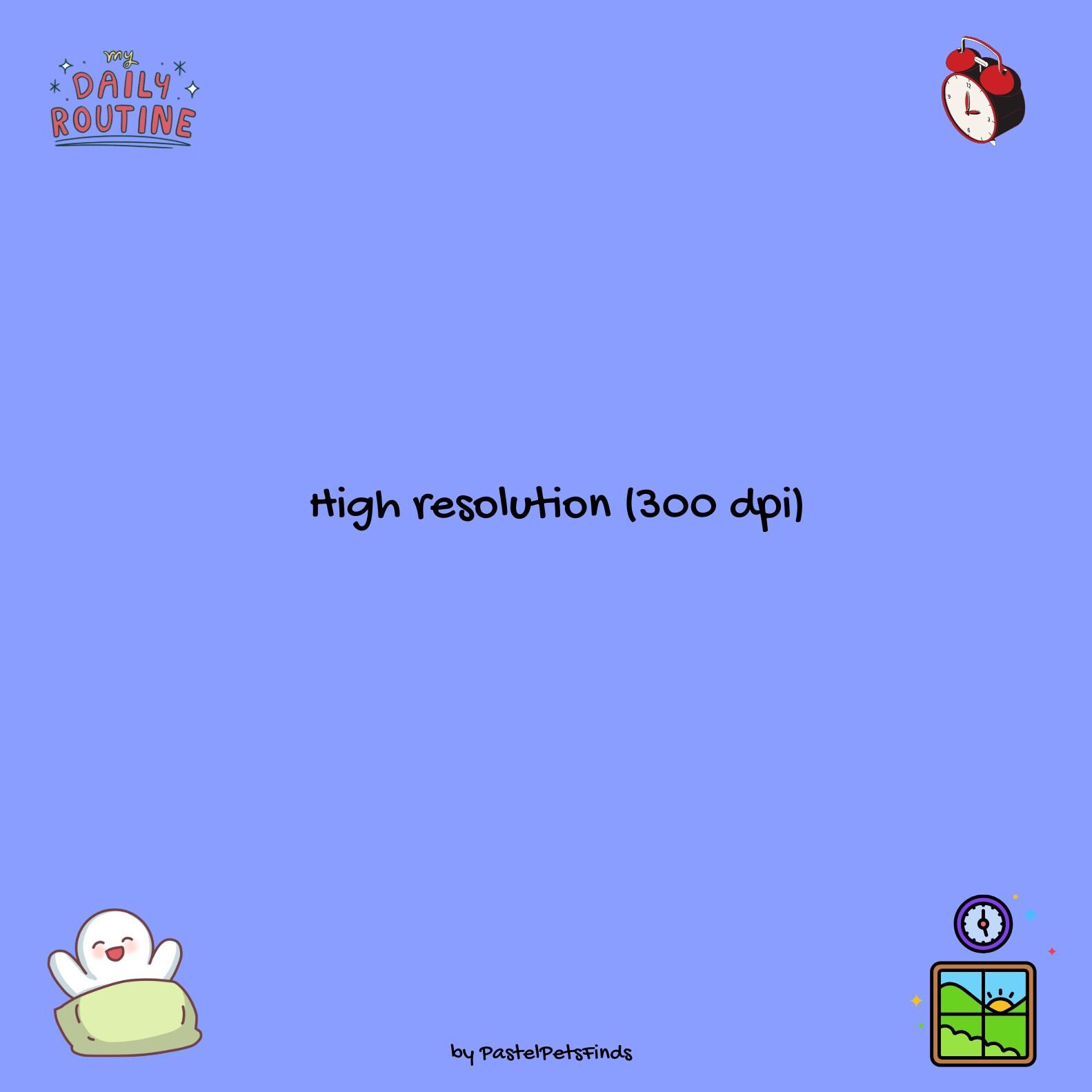 Kawaii Routine Kawaii Daily Routine Clipart Bundle |cute School Icons | Kids Chibi PNG ...