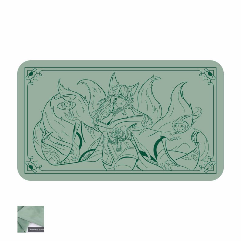 Cloth Playmat TCG - Riftbound Ahri - Cloth Playmat for Collectible Card ...