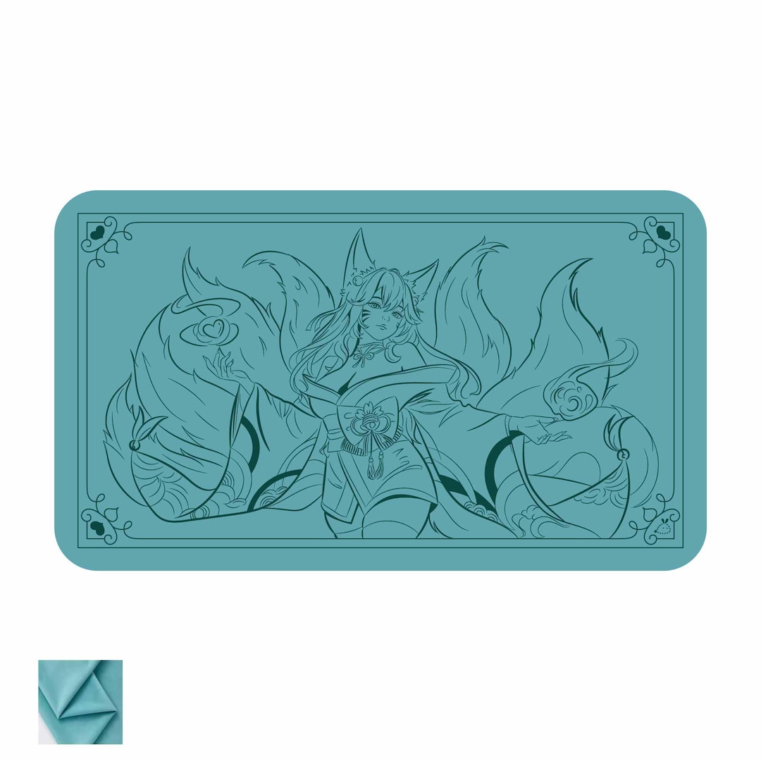 Cloth Playmat TCG - Riftbound Ahri - Cloth Playmat for Trading Card ...