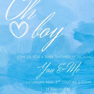 Baby shower invitations