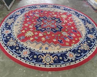 Alfombras rojas de arte tradicional de diseno