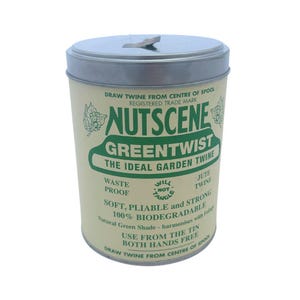 Nutscene 150m Tin of Twine Green