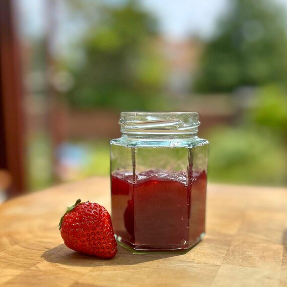 108 X 8oz Hexagonal Glass Jars - Welcome To 's Beekeeping Supplies - View #2