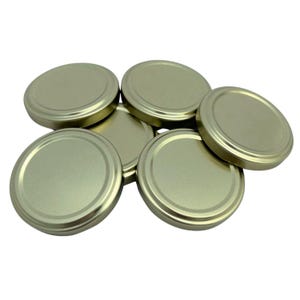 Bramley & Sage 58mm Gold Replacement Jam Jar Lids (Select Quantity)