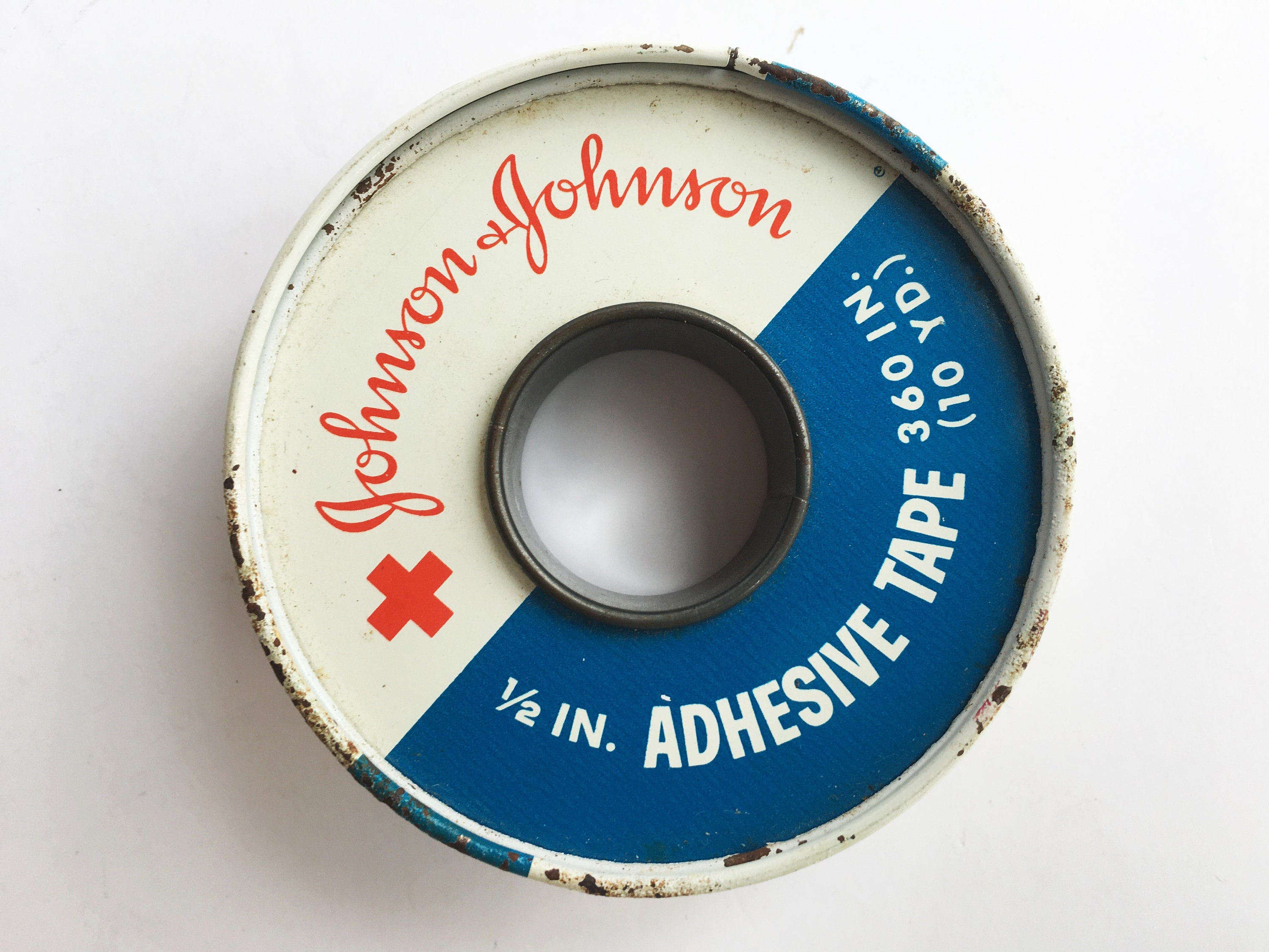 Vintage Johnson and Johnson Adhesive Tape Tin Dental Floss Etsy