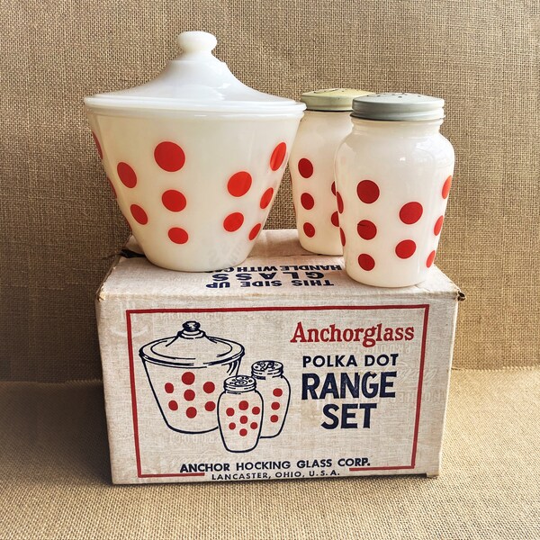 Fire King Grease Jar Etsy