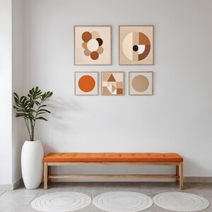 Set di 3 stampe murali astratte scandinave - Poster minimalisti stampabili (download digitale e stampa) - Arredamento moderno per la casa