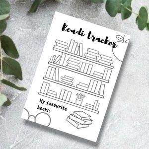 Bookshelf Reading Tracker | Printable Book Log | Bookshelf Journal Page
