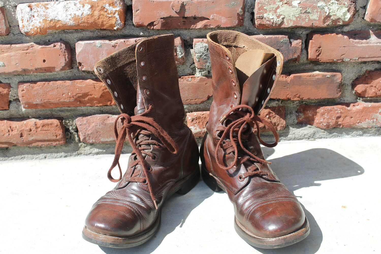 retro combat boots mens