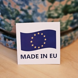 Fabriqué dans l'UE - x3 autocollants en vinyle premium