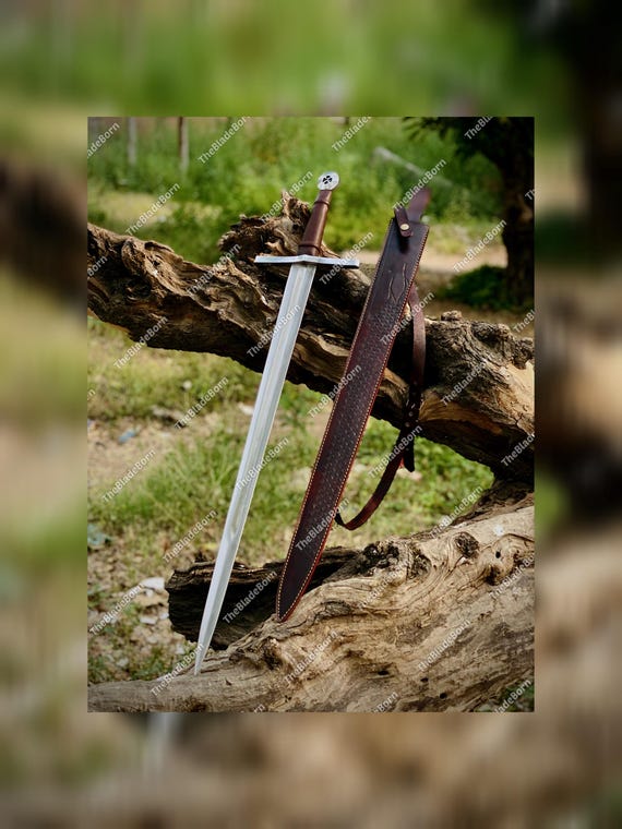 手鍛造高炭素鋼テンプル騎士団の剣、手作り十字軍の剣、テンプル騎士団