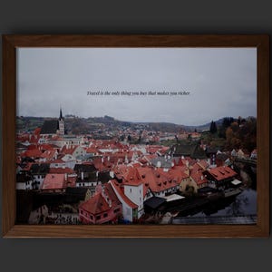 Charmant ensemble d'impressions de photographies de voyage en République tchèque - Formats A4 et carte postale - Art mural imprimable ville européenne 4photo