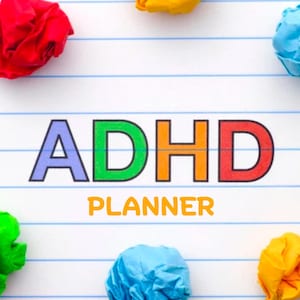 ADHD Digital Planner | Printable Daily Planner for Neurodivergent Minds | Brain Dump, Task Lists & Focus Tracker | PDF Instant Download