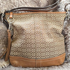 Coach Mini Signature C Jacquard Crossbody Bag F10417