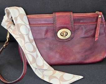 Rare Y2k 2000s Coach Limited Edition Holiday Patchwork Demi Bag