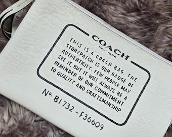 Sac/pochette zippé Storypatch Creed de Coach New York - Sac de rechange pour sac City