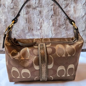 Coach Y2K Limited Edition Mini Demi Hobo – Beaded Lurex Signature