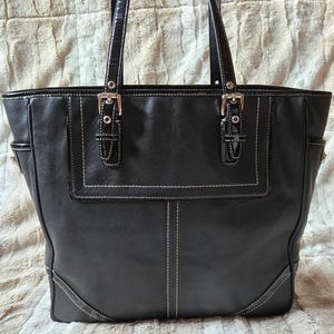 Vintage Coach Gallery Tote Handbag - Etsy