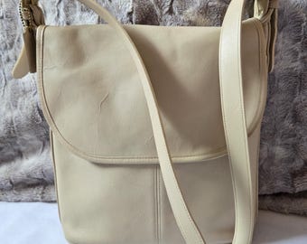 Vintage 90s Coach British Tan Whitney Leather Shoulder Bag #4115